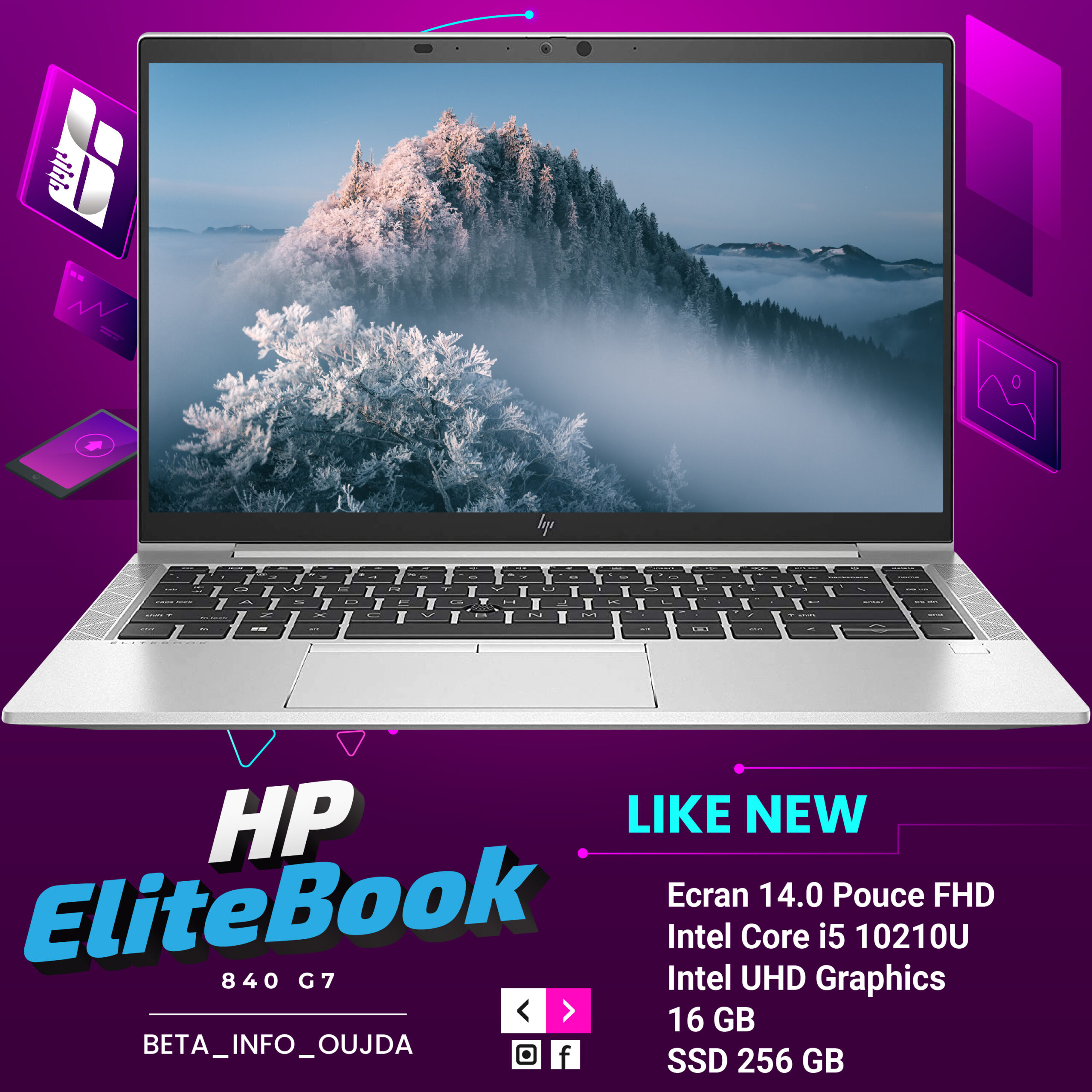 HP EliteBook 840 G7-Prix Maroc