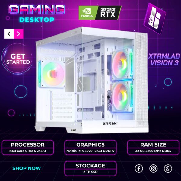 PC GAMER Ultra 5 245KF / 32GB / 2TB / RTX 5070 12 Go