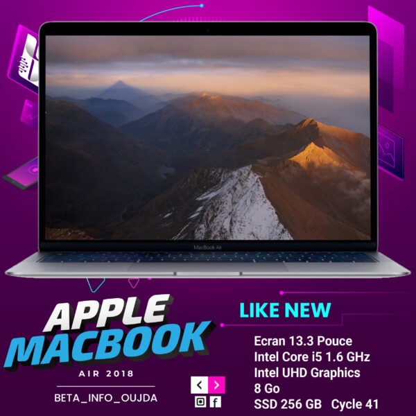Apple MacBook Air 13 2018 Intel Core I5 1.6 GHz