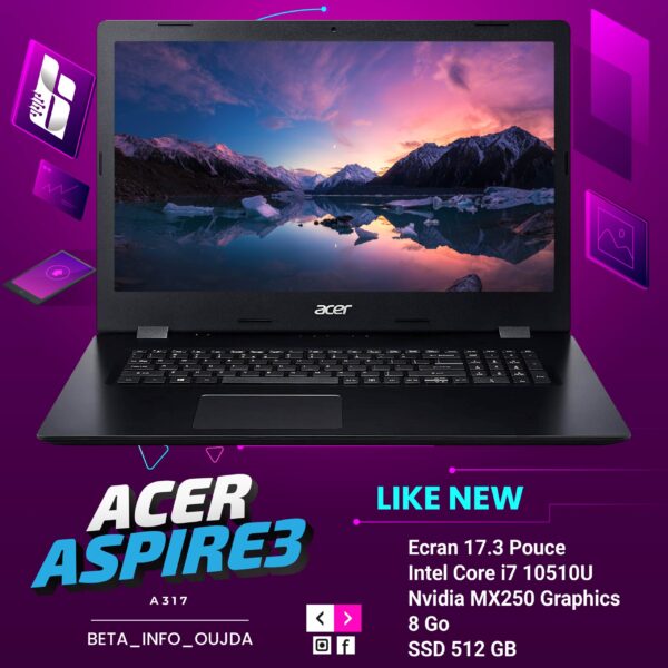 Acer Aspire 3 A317 Core i7 10510U