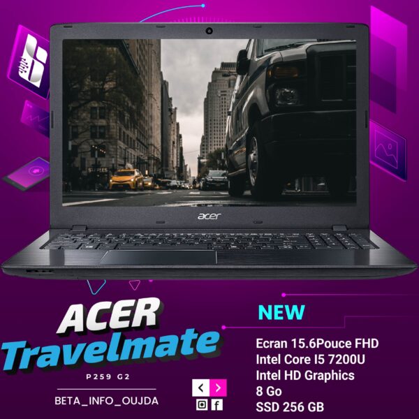 Acer TravelMate P259 G2 Core I5 7200u