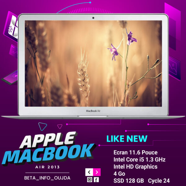 Apple MacBook Air (11 pouces, 2013, cycle 24)