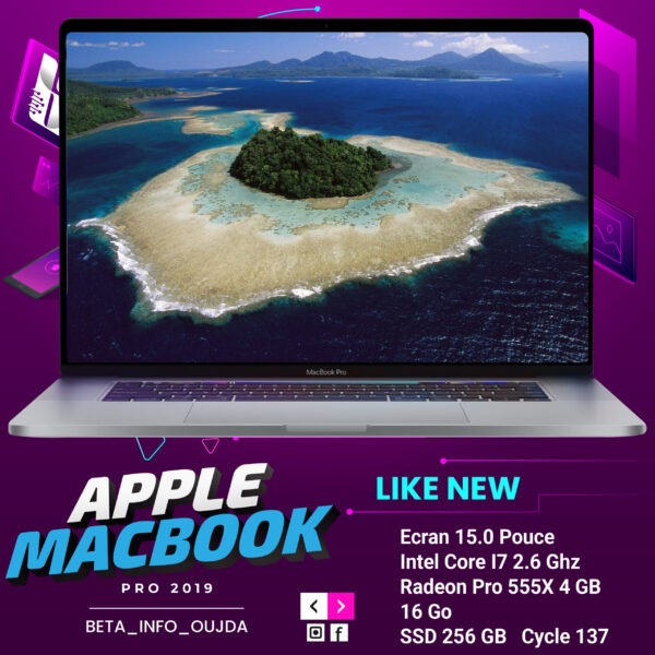 pple MacBook Pro 15 2019 Intel Core I7 2.6Ghz