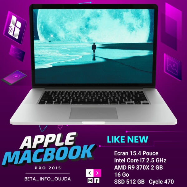 Apple MacBook Pro 2015 I7 2.5 GHz