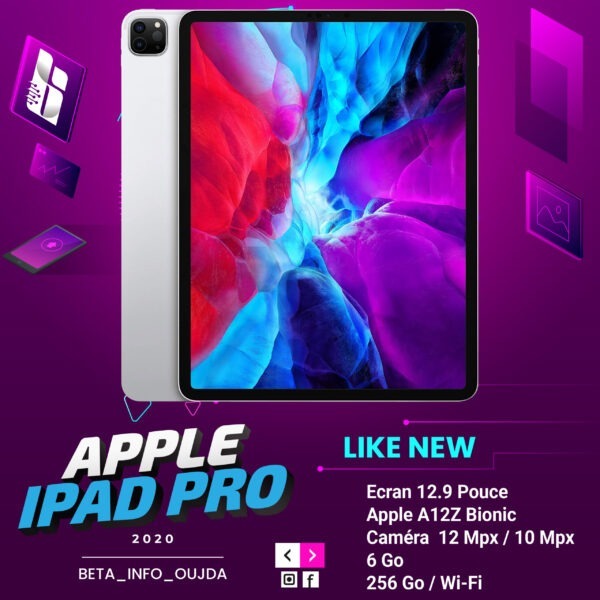 Apple iPad Pro 256 Go - Argent