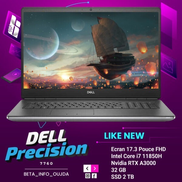 DELL Precision 7760 I7 11850H
