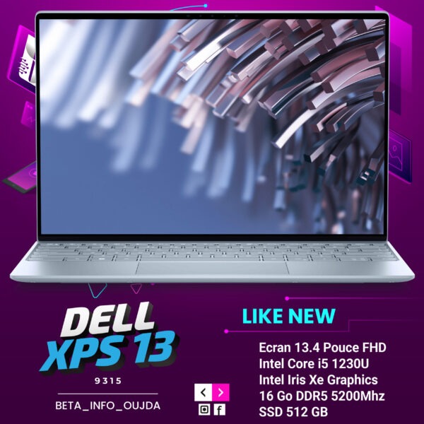 DELL XPS 9315 Intel Core I5 1230U