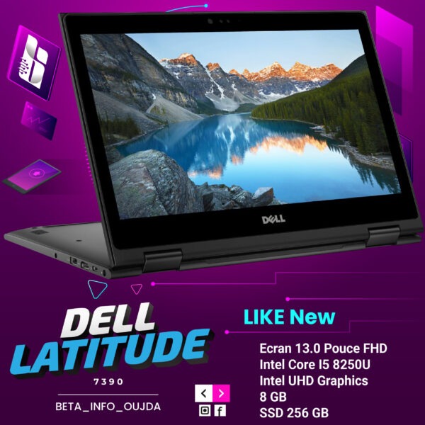 DELL Latitude 7390 2-in-1 Core I5 8250U / 1.6 GHz Tactile