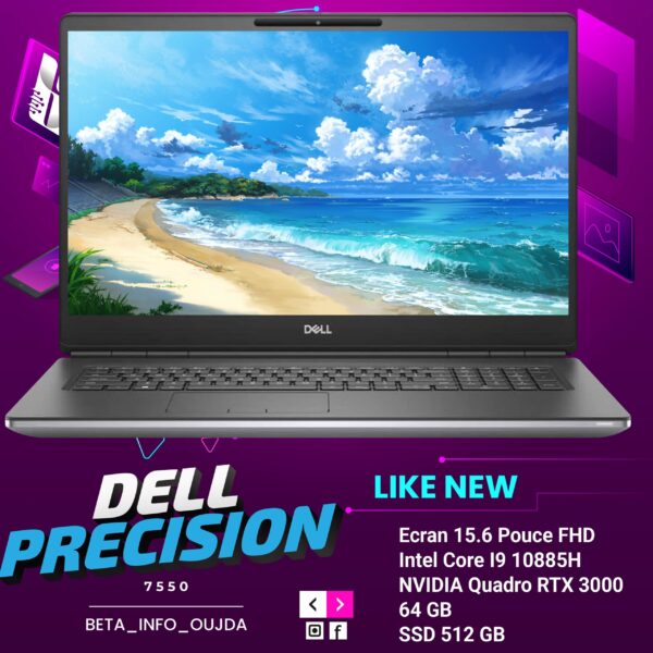 Dell Precision 7550 Mobile Workstation