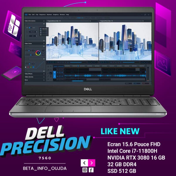 Dell Precision 7560 i7 11850H RTX 3080