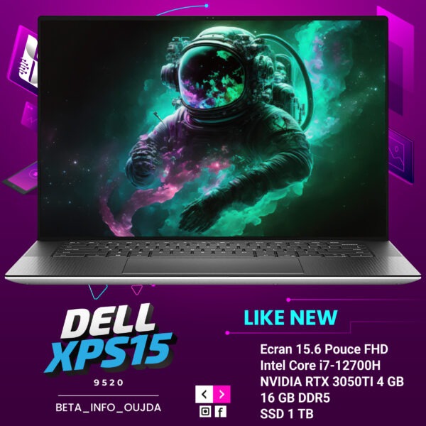 Dell XPS 15 9520 Core i7 12700H