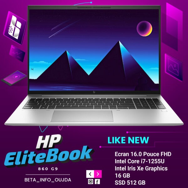 HP EliteBook 860 G9 Core I7 1255U