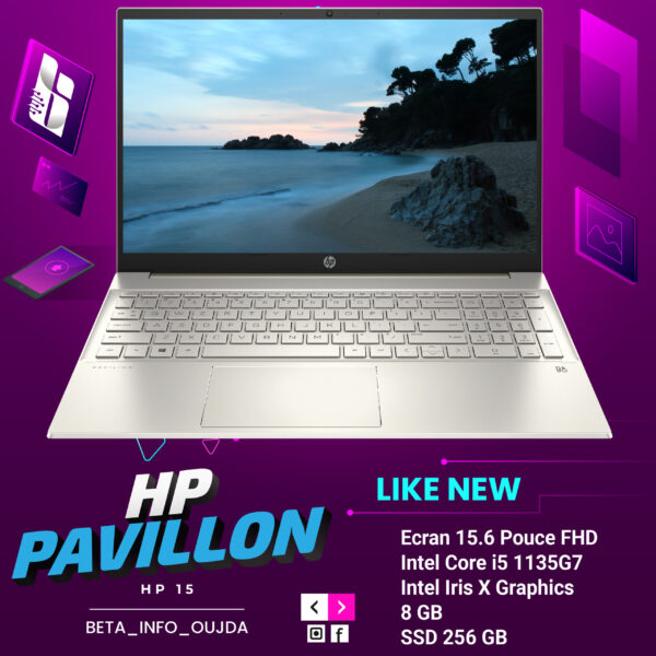 HP Pavillon 15 Intel Core I5 1135G7