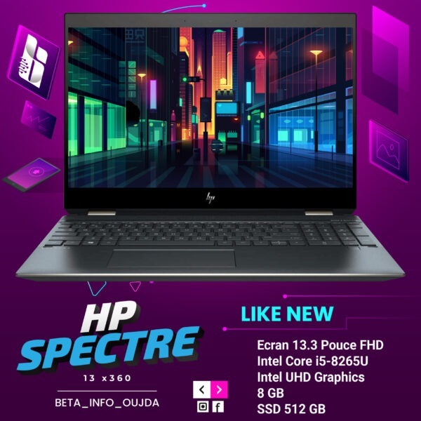 HP Spectre x360 Intel I5 8265U