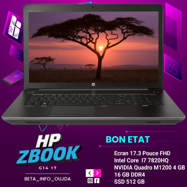 HP ZBook 17 G4 i7-7820HQ