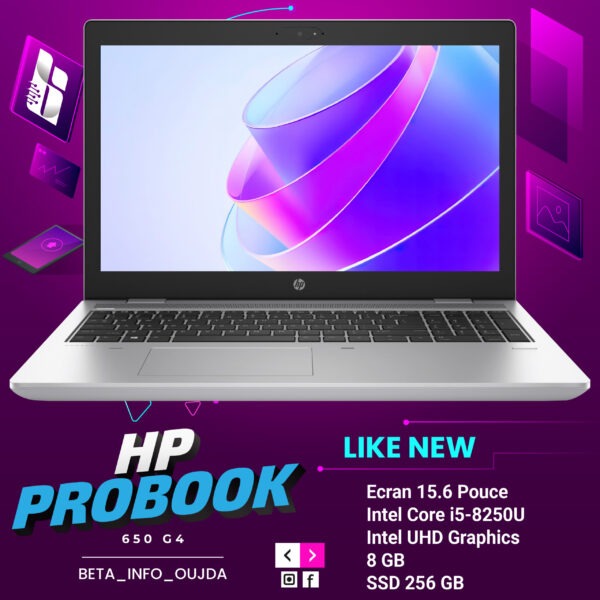Hp probook 650 G4 i5 8250U