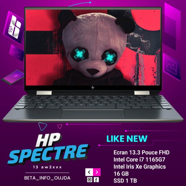 Hp spectre Laptop 13 Core i7 1165G7