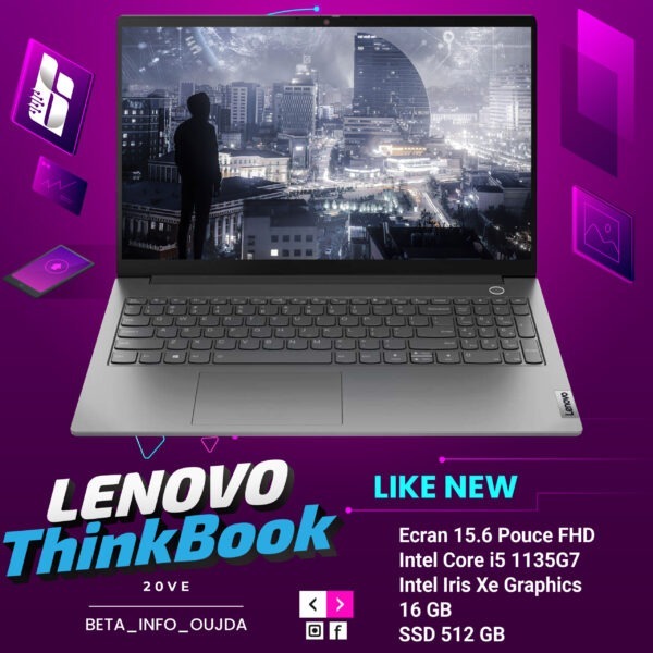 LENOVO ThinkBOOK 20VE i5 1135G7