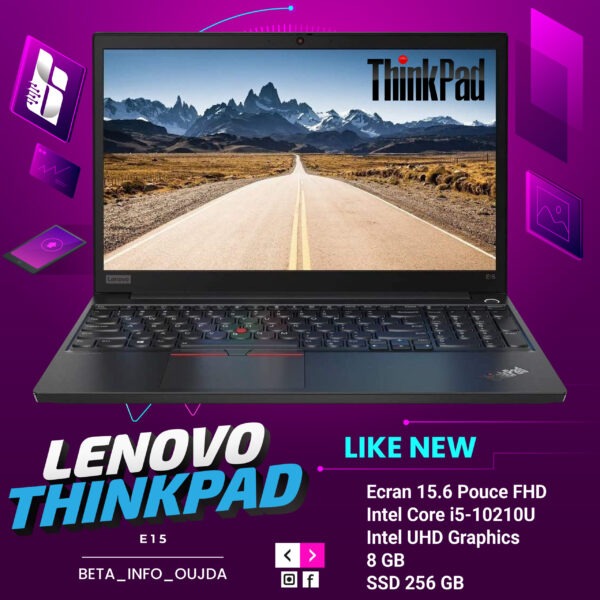 Lenovo ThinKPad E15 Core I5 10210U
