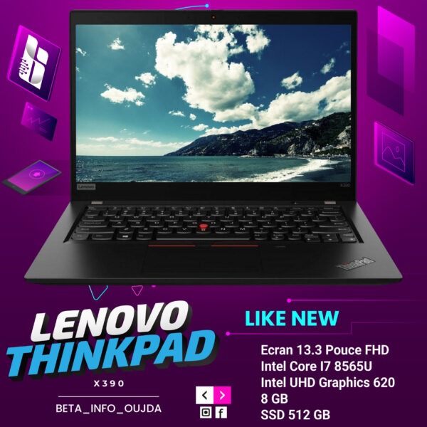 Lenovo ThinkPad X390 Intel Core I7 8565U