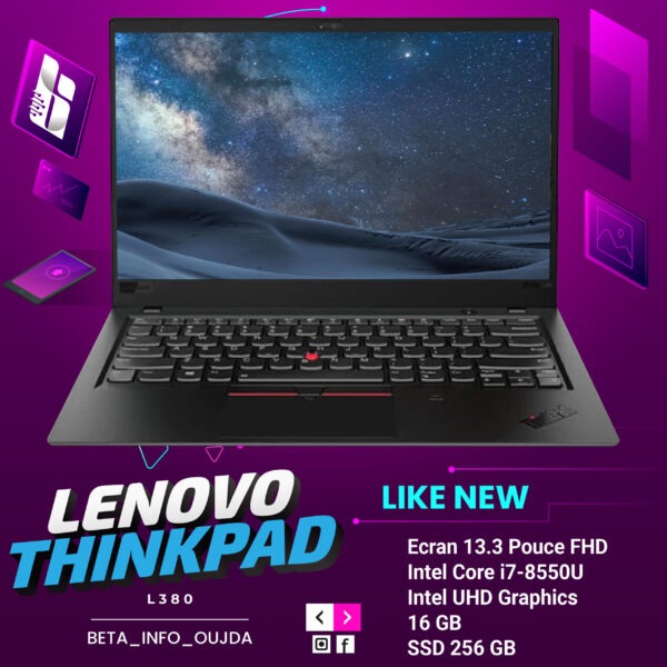 Lenovo Thinkpad L380 I7 8Th Gen