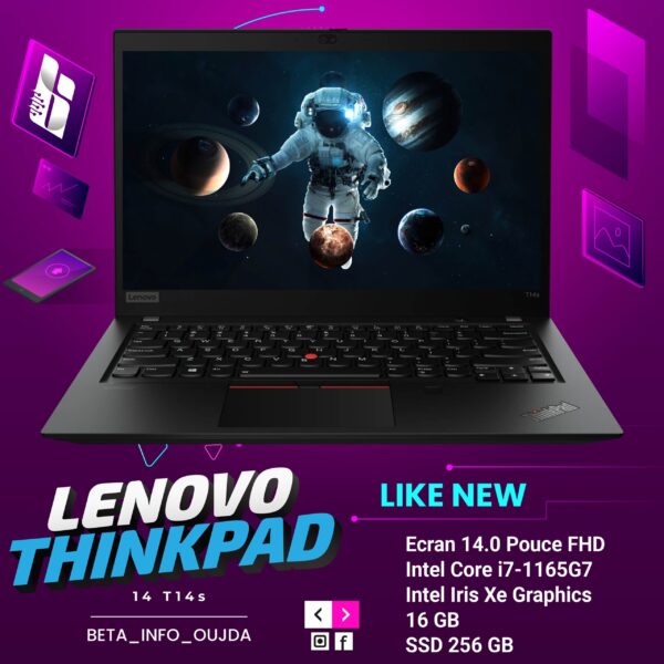 Lenovo Thinkpad T14s I7 1165g7 16