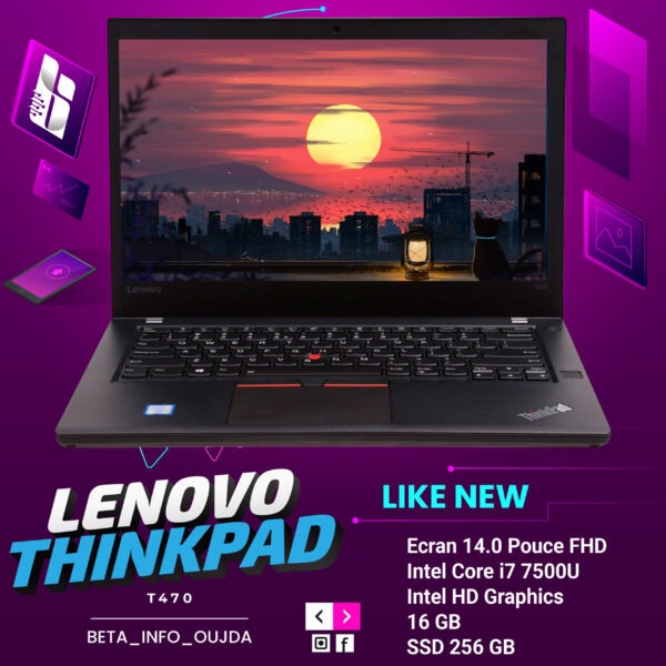 Lenovo Thinkpad T470 I7 7500U