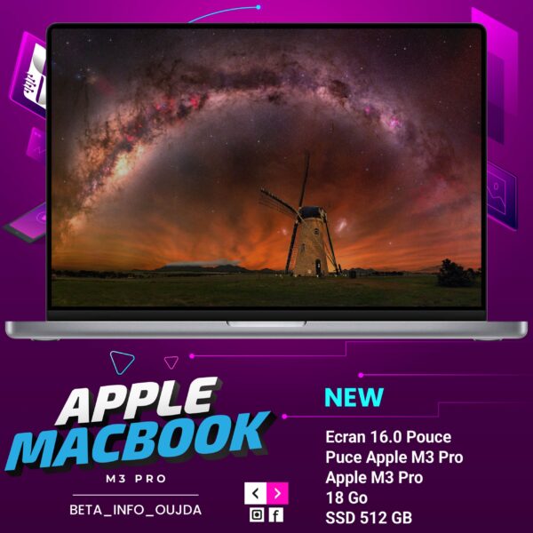 MacBook Pro 2023 (16 pouces) officiel