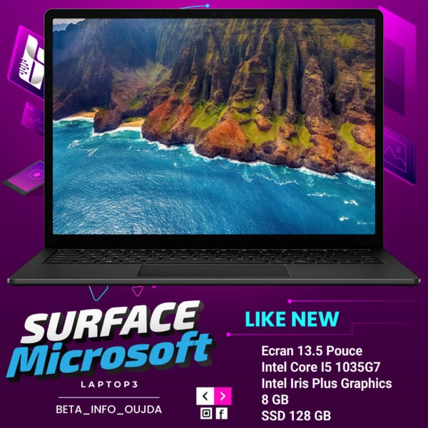 Microsoft Surface Laptop 3 - Intel Core i5 1035G7 / 1.2 GHz