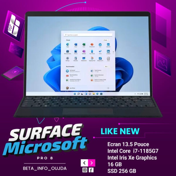 Microsoft Surface Pro 8 Intel Core I7 1185G7