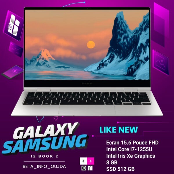 SAMSUNG GALAXY BOOK 2 I7 1255U