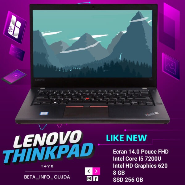 Lenovo Thinkpad T470 Intel Core I5 7200U