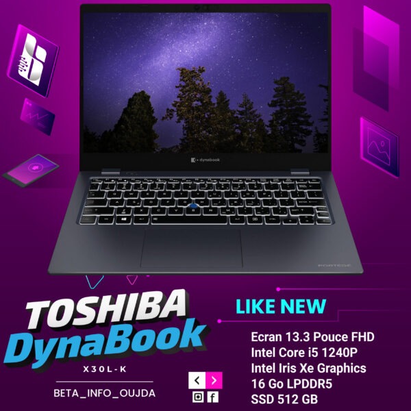 Toshiba Portégé X30L-K-10G Intel Core i5 1240P