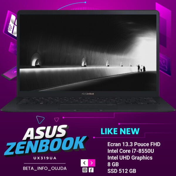 ASUS ZENBOOK UX319UA Core i7 8550U