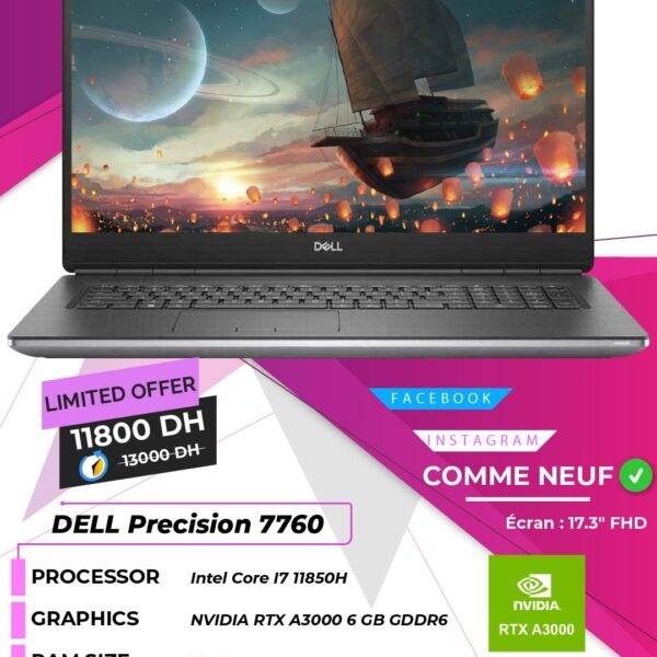 DELL Precision 7760 I7 11850H