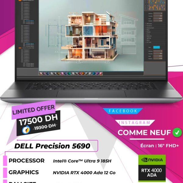 DELL Precision 5690 i9 13950HX / RTX 4000